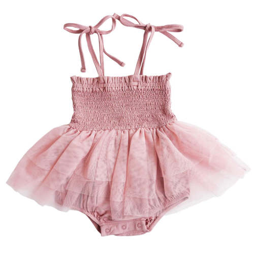 Smocked Tutu Bodysuit, 0-6 months