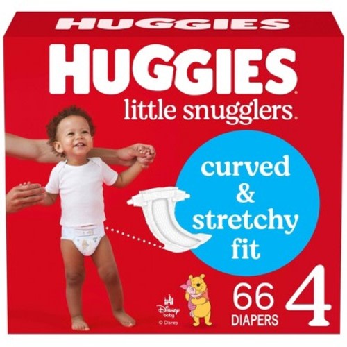 Huggies Little Snugglers Diapers - Size 4 - 66ct