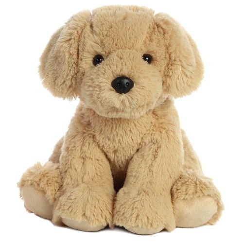 Aurora Medium Golden Lab Cuddly Stuffed Animal 11.5"
