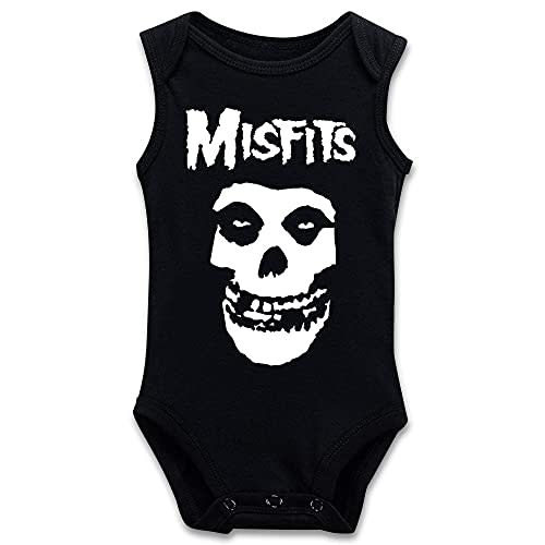 DOQOSESHY Cute Misfits Baby Climbing 0-24 Months Bodysuit Unisex Breathable Toddler Rompers