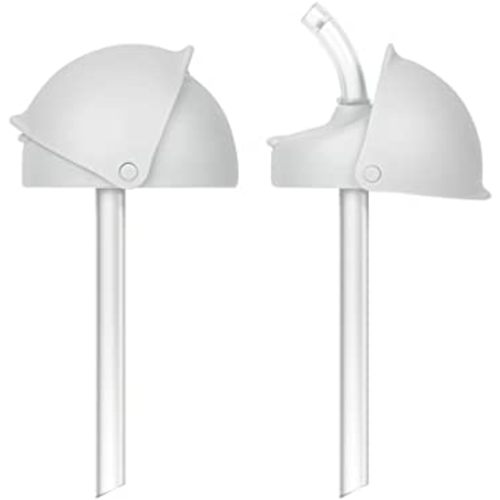 Boon NURSH Silicone Straw Conversion Top, Straws for NURSH Baby Bottles, 2-Pack,2 Count (Pack of 1)