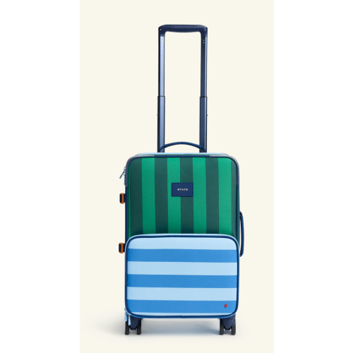 STATE Bags | Logan Suitcase Polyester Canvas Stripe