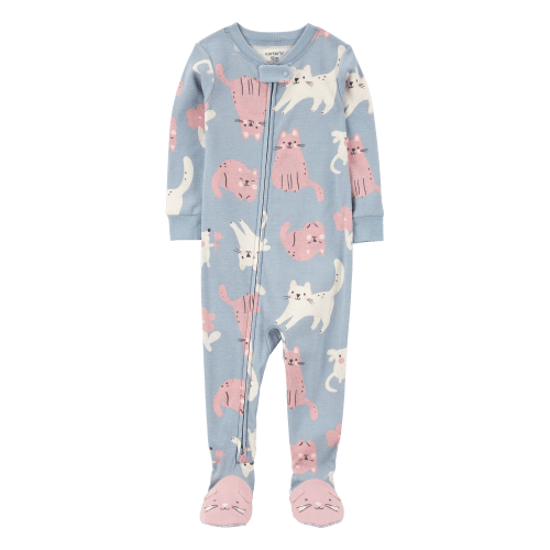 Baby 1-Piece Cat 100% Snug Fit Cotton Footie Pajamas - Carter's | Carter's