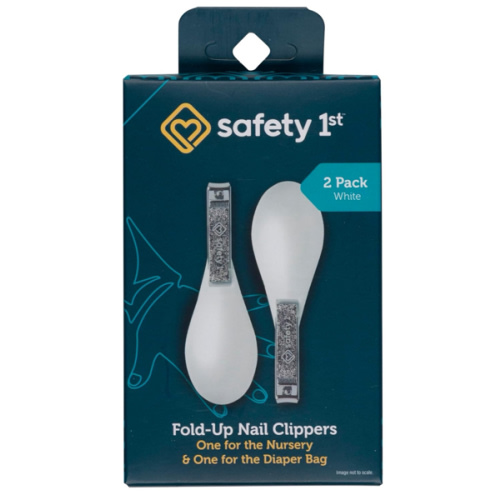 Safety 1st Fold-Up Nail Clippers - 2pk