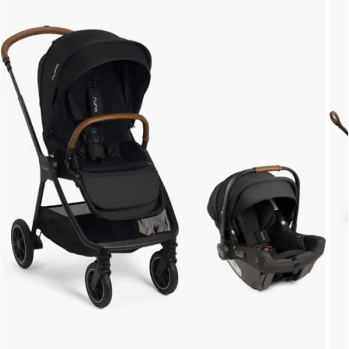 NUNA TRVL LX Stroller & PIPA Urbn Infant Car Seat Travel System