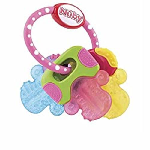 Amazon.com : Nuby Ice Gel Teether Keys, 1 Count (Pack of 1) : Baby