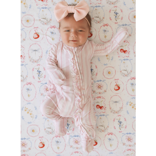 Footie Ruffled Zippered One Piece | Posh Peanut