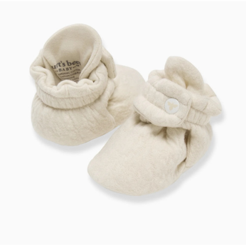 Organic Cotton Quilted Bee Baby Booties - Oat – Burt's Bees Baby
