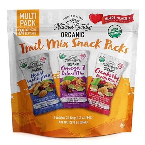 Nature's Garden  Organic Trail Mix Snack Packs