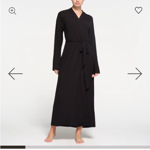 SOFT LOUNGE LONG ROBE | ONYX