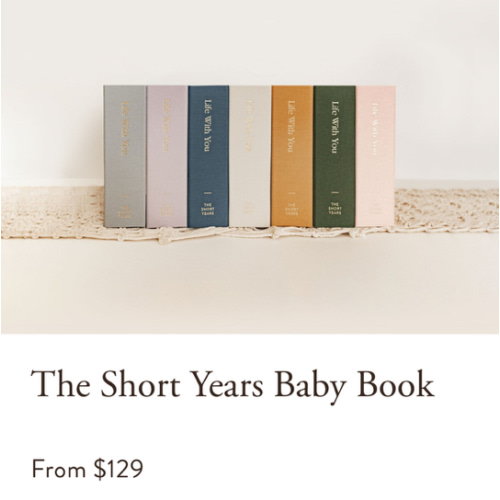 The Short Years Baby Book — The Short Years