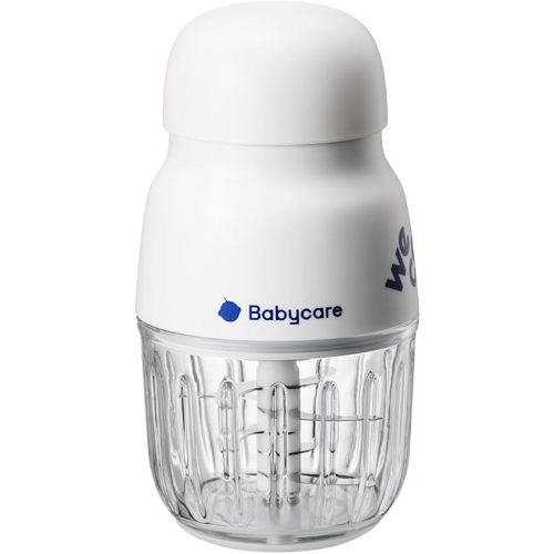 Bc Babycare Baby Food Maker-Baby Food blender for Fruit, Vegatable & Meat,Mini Food Processor for Potatoes, Grapes & Strawberries,White,10oz