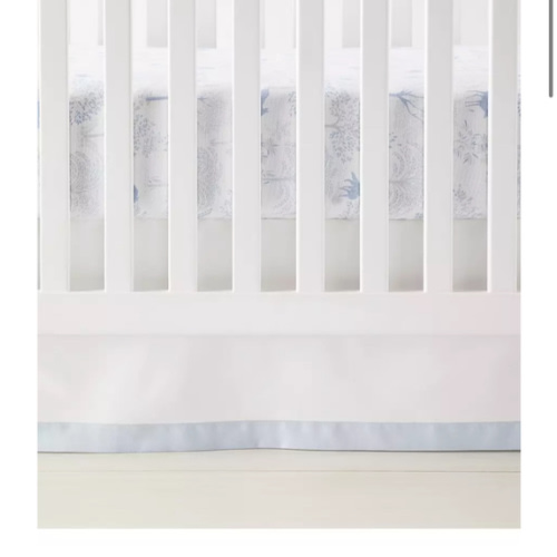 Border Frame Crib Skirt | Serena and Lily