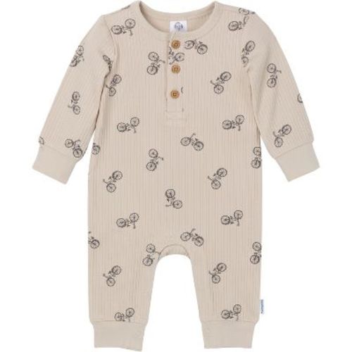 Gerber Baby Boys Henley Romper - Bicycles - 0-3 Months