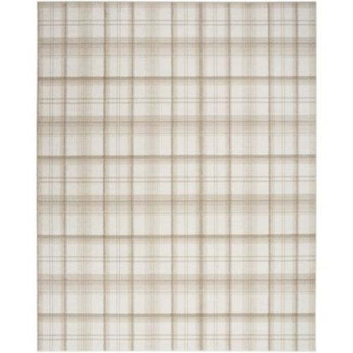 Nourison Grafix Contemporary Plaid Area Rug