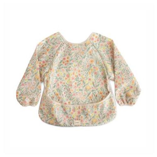Long Sleeve Bib Pastel Blooms One Size