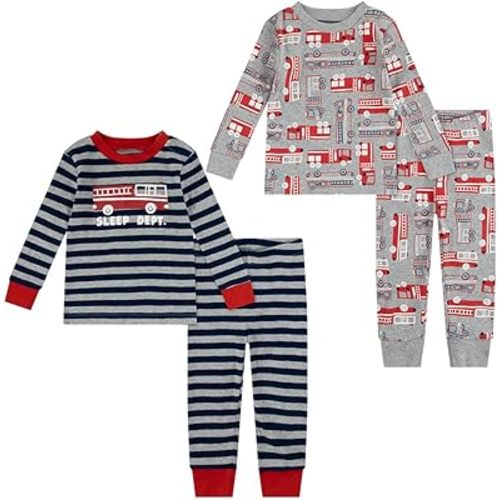 Huggies Unisex Baby Long Sleeve Pajama 4-Piece Set