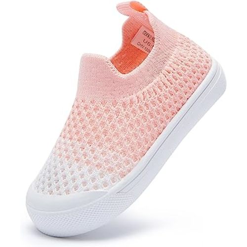 BMCiTYBM Baby Sneakers Girls Boys Lightweight Breathable Mesh First Walkers Shoes 6-24 Months