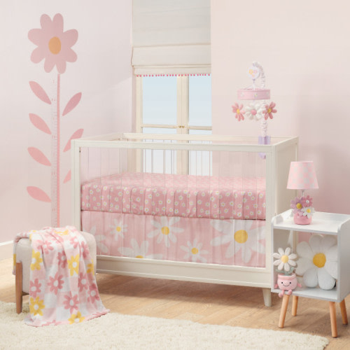 Lambs & Ivy 3-Piece Crib Bedding Set - Daisy Dreams