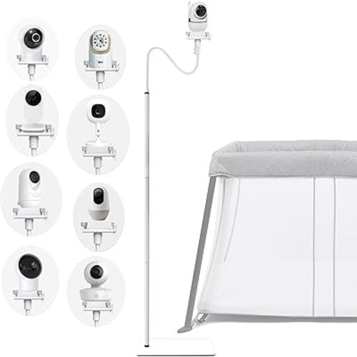 Baby Monitor Floor Stand Holder Mount Compactible for Nanit Pro & Flex Stand,Infant Optics DXR-8 Pro,VTech VM924/901/819/RM7764,Momcozy,eufy E110,HelloBaby,nooie IPC100,Motorola VM75/VM50G/VM44