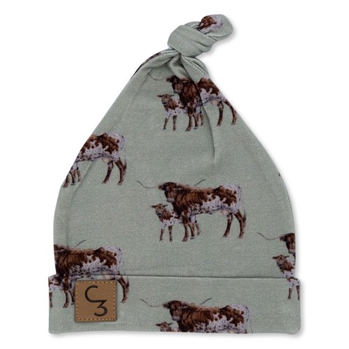 Sagebrush Longhorn Newborn Baby Hat – Cowkid Clothing Company