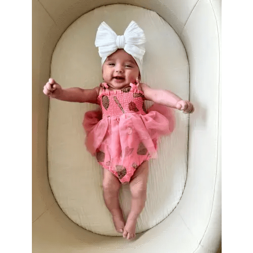 Muslin Tutu Bubble, Baseball Pink – SpearmintLOVE