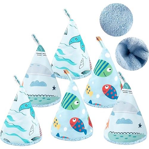 6 Pcs Coral Velvet Peepeeteepe Baby Boy, Strong Water Absorption Pee Peep Teepee for Baby Boy, Reusable Pee Covers for New Parents Gift