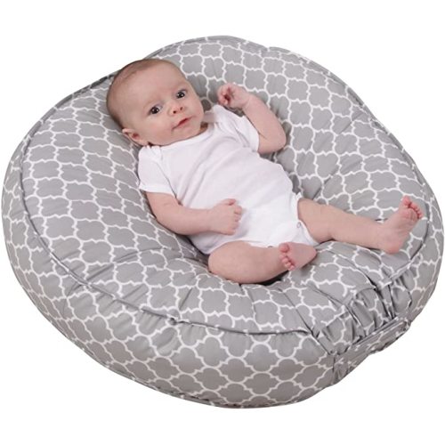 Leachco Podster Sling-Style Infant Lounger - Moroccan Gray