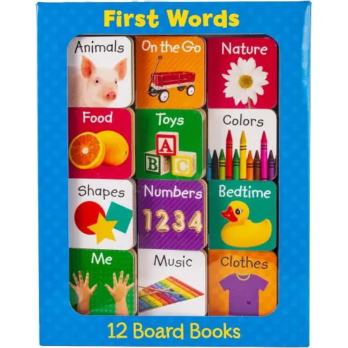 First Words (12 Board Book Set) (Early Learning)