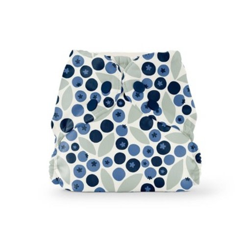 Esembly Cloth Diaper Outer Reusable Diaper Cover & Swim Diaper - WWF Blueberries - Size 1
