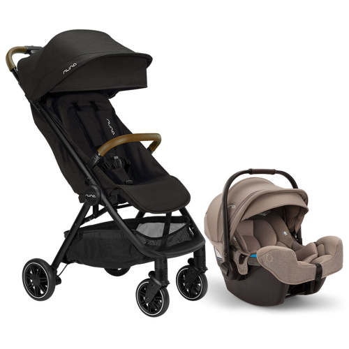 TRVL Stroller + PIPA Series Travel System - Caviar / PIPA rx / Cedar