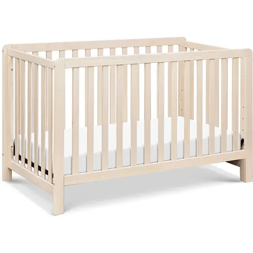 Carter's by DaVinci Colby 4-in-1 Convertible Crib - GREENGUARD Gold Certified Convertible Baby Crib to Toddler Bed, Daybed, Full-Size Bed - Wooden Baby Bed w/Four Adjustable Heights - Washed Natural