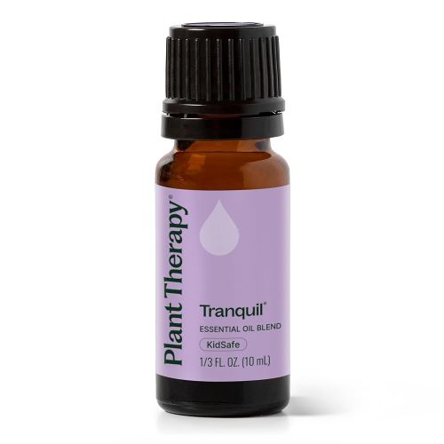 Plant Therapy Tranquil Essential Oil Blend - Peace & Calming Blend 100% Pure, Undiluted, Natural Aromatherapy, Therapeutic Grade 10 mL (1/3 oz)