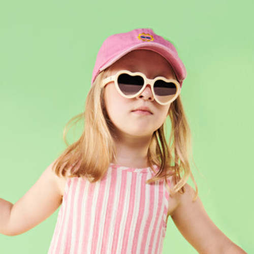 Sweet Cream Heart | Rose Gold Polarized Mirrored Lenses – Babiators Sunglasses