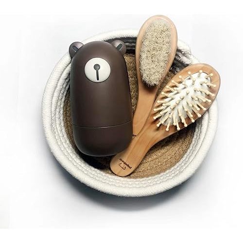 Baby Nail Clippers Set with Cute Case, Infant Fingernail and Toenail File Kit for Newborn Manicure and Pedicure, New Mom Grooming Gift