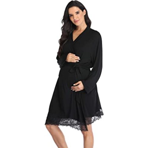 Maternity Robes for Women - Hospital Labor Delivery Robes - Pregnancy Nursing Sleepwear