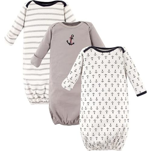 Luvable Friends Baby Girls' Cotton Gowns