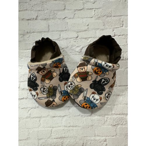 Horror themed baby moccs