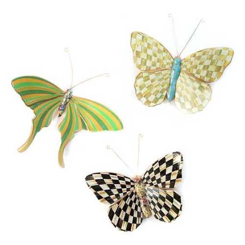 MacKenzie-Childs | Butterfly Trio Wall Decor - Meadow