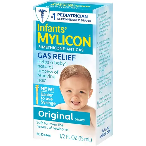 Mylicon Gas Relief Drops for Infants and Babies, Original Formula, 0.5 Fluid Ounce