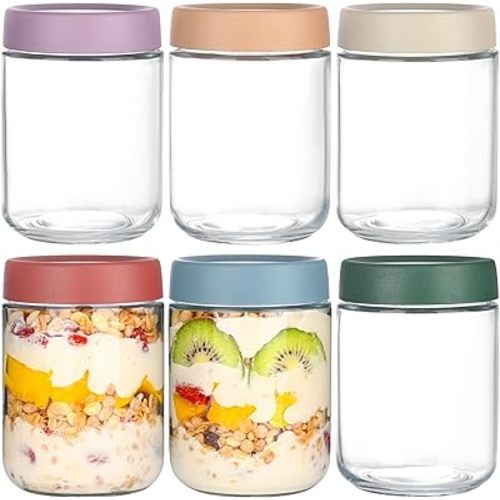 Glass Jars with Lids for baby food, breast milk