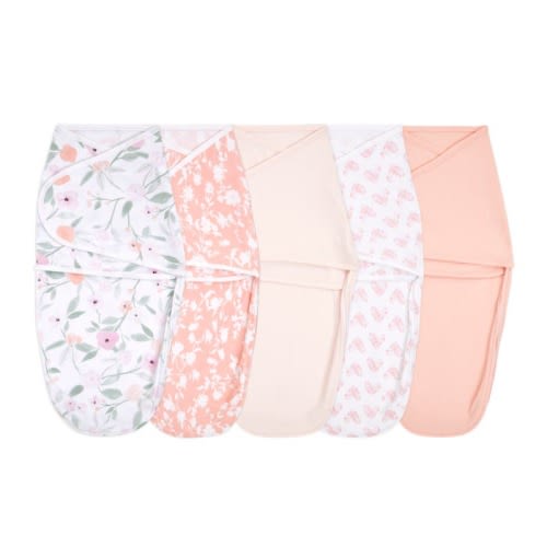 essentials wrap swaddles quick change 5 pack