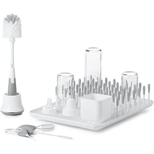 OXO Tot Bottle & Cup Cleaning Set, Gray - Cleaning & Drying Set