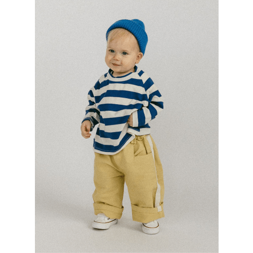 Striped Long Sleeve- Blue