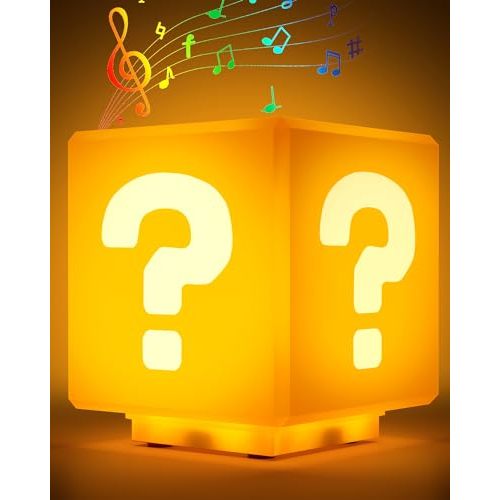 NESIMY Super Bros Toys for Boys 4-6 Night Light for Kids with Game Sound Effects Illusion Lamp Room Decor Merchandise As Gifts for Kids 6-8 Fans