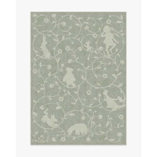 Once Upon a Gathering Soft Green Rug | Ruggable US