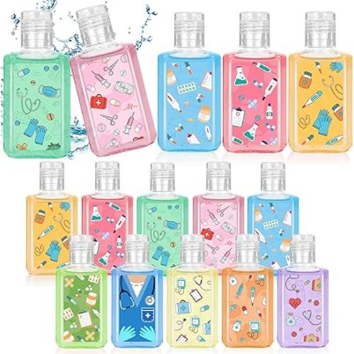 50 Pcs Nurse Gifts Mini Hand Sanitizer Bulk Nurse Appreciation Gifts 1fl Oz Hand Sanitizer Natural Plant Fragrance Travel Size Hand Soap Gift for Nurses Week Nursing Students Graduation Gifts