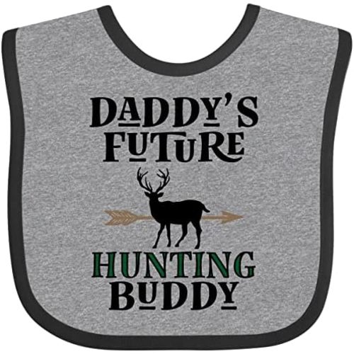 inktastic Daddy Future Hunting Buddy Baby Bib