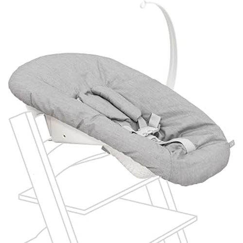Stokke Tripp Trapp Newborn Set, Grey - Convert The Tripp Trapp Chair into Infant Seat for Newborns Up to 20 lbs - Cozy, Safe & Simple to Use - Compatible with Chairs After May 2003