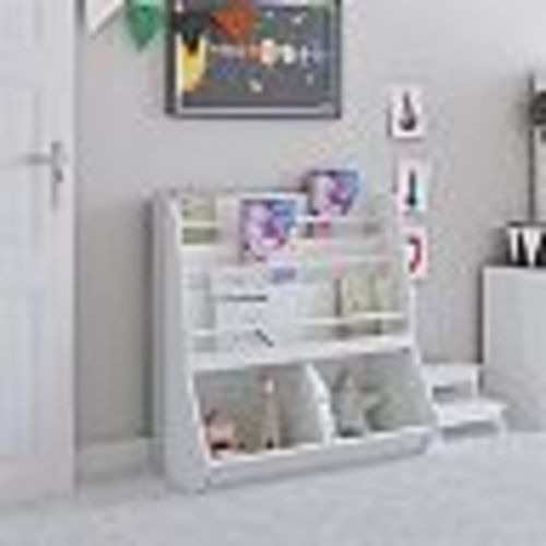Kids Book & Toy Storage- White